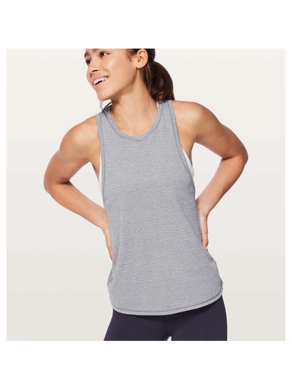 Lululemon Gray Squad Goals Tank